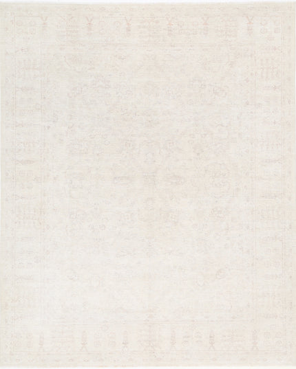 Serenity 8' 0" X 9' 10" Hand Knotted Wool Rug 8' 0" X 9' 10" (244 X 300) / Ivory / Wool