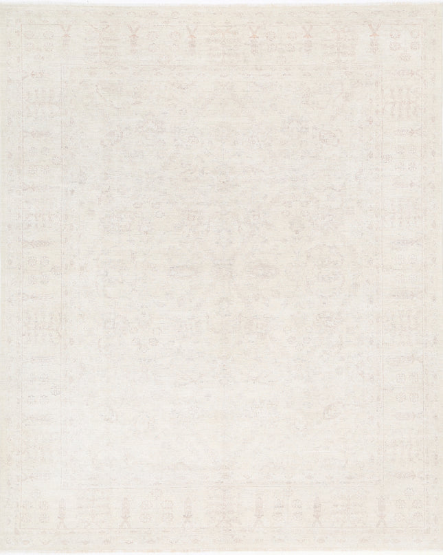 Serenity 8' 0" X 9' 10" Hand Knotted Wool Rug 8' 0" X 9' 10" (244 X 300) / Ivory / Wool