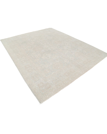 Serenity 8' 4" X 9' 11" Hand Knotted Wool Rug 8' 4" X 9' 11" (254 X 302) / Green / Wool