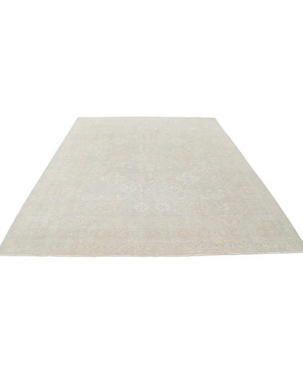 Serenity 8' 4" X 9' 11" Hand Knotted Wool Rug 8' 4" X 9' 11" (254 X 302) / Green / Wool