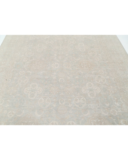 Serenity 8' 4" X 9' 11" Hand Knotted Wool Rug 8' 4" X 9' 11" (254 X 302) / Green / Wool