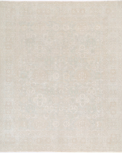 Serenity 8' 4" X 9' 11" Hand Knotted Wool Rug 8' 4" X 9' 11" (254 X 302) / Green / Wool
