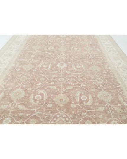 Serenity 9' 10" X 20' 3" Hand Knotted Wool Rug 9' 10" X 20' 3" (300 X 617) / Brown / Wool