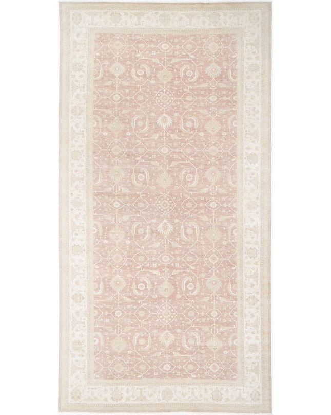 Serenity 9' 10" X 20' 3" Hand Knotted Wool Rug 9' 10" X 20' 3" (300 X 617) / Brown / Wool