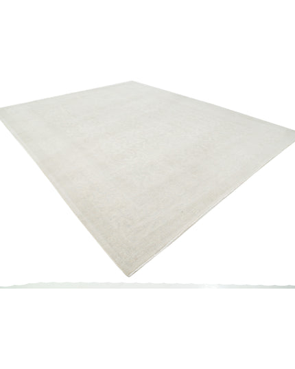 Serenity 11' 10" X 14' 10" Hand Knotted Wool Rug 11' 10" X 14' 10" (361 X 452) / Ivory / Wool