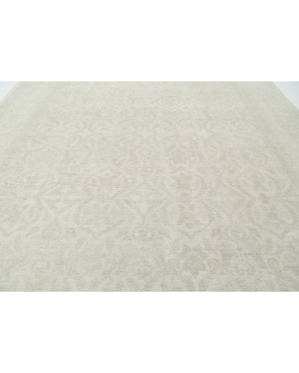 Serenity 11' 10" X 14' 10" Hand Knotted Wool Rug 11' 10" X 14' 10" (361 X 452) / Ivory / Wool