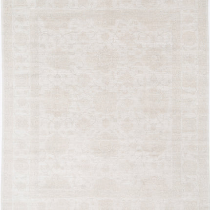 Serenity 8' 3" X 9' 7" Hand Knotted Wool Rug 8' 3" X 9' 7" (251 X 292) / Ivory / Wool