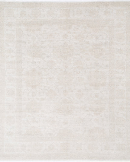 Serenity 8' 3" X 9' 7" Hand Knotted Wool Rug 8' 3" X 9' 7" (251 X 292) / Ivory / Wool