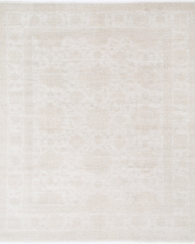 Serenity 8' 3" X 9' 7" Hand Knotted Wool Rug 8' 3" X 9' 7" (251 X 292) / Ivory / Wool