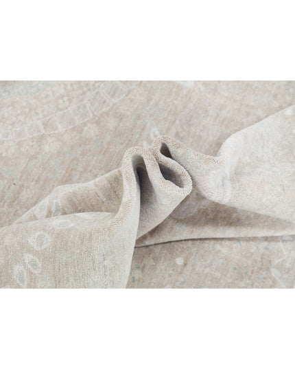 Serenity 9' 9" X 13' 8" Hand Knotted Wool Rug 9' 9" X 13' 8" (297 X 417) / Taupe / Wool