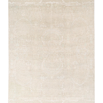 Serenity 9' 9" X 13' 8" Hand Knotted Wool Rug 9' 9" X 13' 8" (297 X 417) / Taupe / Wool