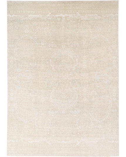 Serenity 9' 9" X 13' 8" Hand Knotted Wool Rug 9' 9" X 13' 8" (297 X 417) / Taupe / Wool