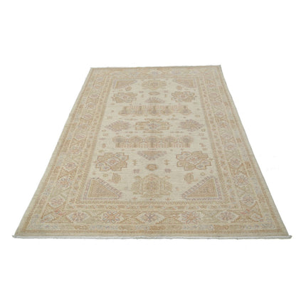 Serenity 4' 9" X 6' 9" Wool Hand-Knotted Rug 4' 9" X 6' 9" (145 X 206) / Ivory / Ivory