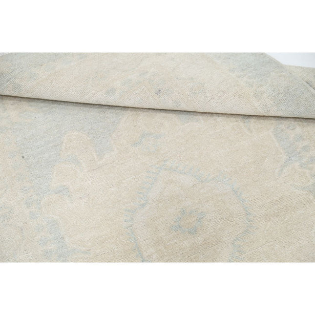Serenity 3' 2" X 5' 0" Wool Hand-Knotted Rug 3' 2" X 5' 0" (97 X 152) / Blue / Ivory