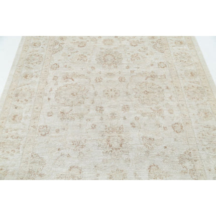 Serenity 5' 7" X 7' 4" Wool Hand-Knotted Rug 5' 7" X 7' 4" (170 X 224) / Ivory / Ivory