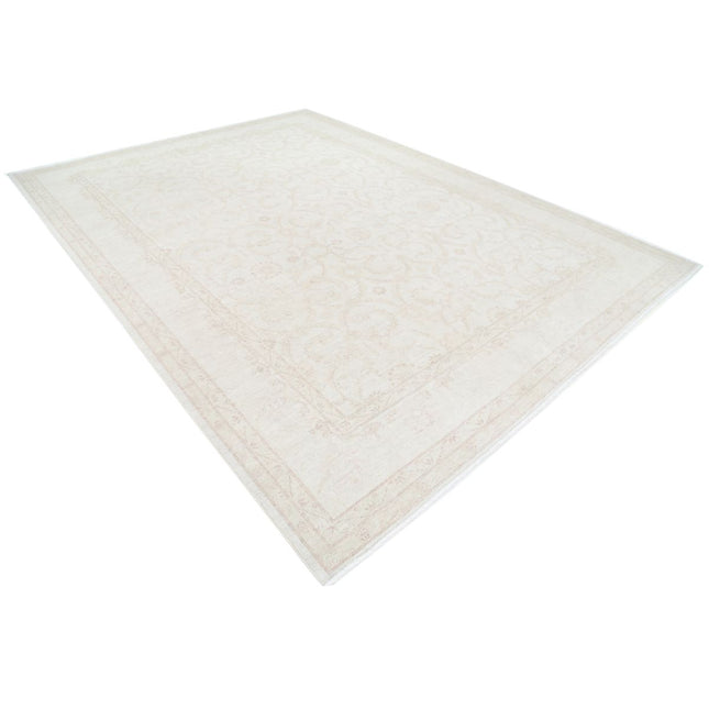 Serenity 8' 9" X 11' 10" Wool Hand-Knotted Rug 8' 9" X 11' 10" (267 X 361) / Ivory / Ivory