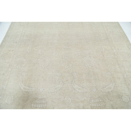 Serenity 8' 1" X 9' 4" Wool Hand-Knotted Rug 8' 1" X 9' 4" (246 X 284) / Brown / Ivory
