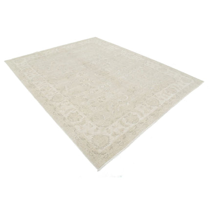 Serenity 7' 10" X 9' 6" Wool Hand-Knotted Rug 7' 10" X 9' 6" (239 X 290) / Brown / Ivory
