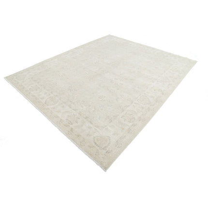 Serenity 7' 10" X 9' 6" Wool Hand-Knotted Rug 7' 10" X 9' 6" (239 X 290) / Brown / Ivory
