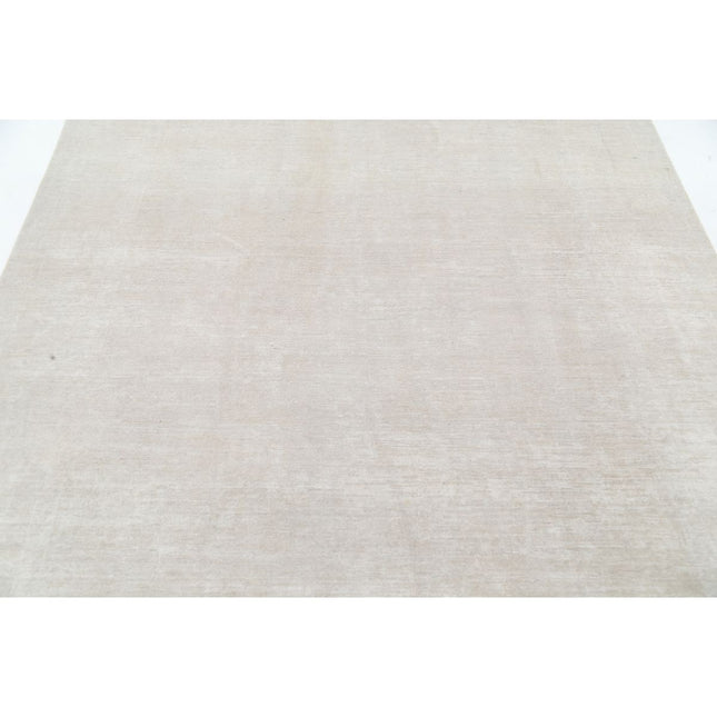 Serenity 6' 5" X 9' 9" Wool Hand-Knotted Rug 6' 5" X 9' 9" (196 X 297) / Brown / Ivory