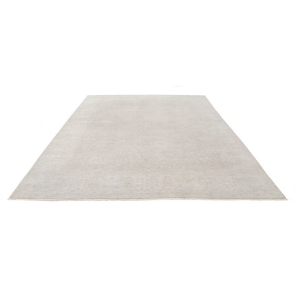 Serenity 8' 11" X 11' 7" Wool Hand-Knotted Rug 8' 11" X 11' 7" (272 X 353) / Brown / Ivory