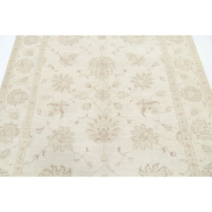 Serenity 4' 11" X 6' 5" Wool Hand-Knotted Rug 4' 11" X 6' 5" (150 X 196) / Ivory / Ivory