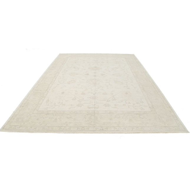 Serenity 9' 0" X 12' 3" Wool Hand-Knotted Rug 9' 0" X 12' 3" (274 X 373) / Ivory / Gold