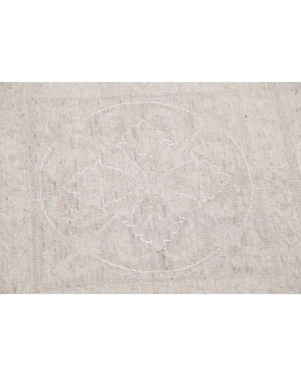Serenity 12' 1" X 14' 6" Hand Knotted Wool & Silk Rug 12' 1" X 14' 6" (368 X 442) / Taupe / Wool & Silk