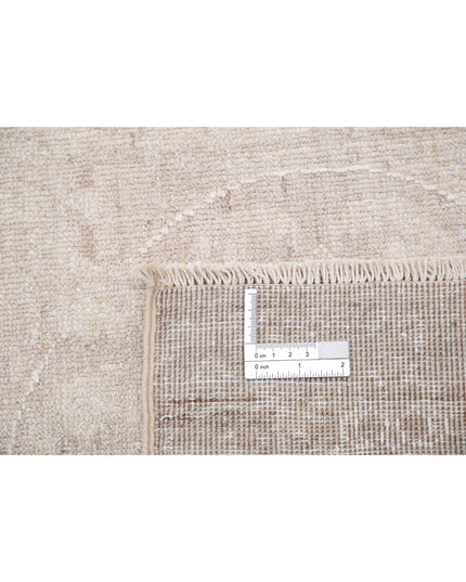 Serenity 12' 1" X 14' 6" Hand Knotted Wool & Silk Rug 12' 1" X 14' 6" (368 X 442) / Taupe / Wool & Silk