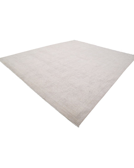 Serenity 12' 1" X 14' 6" Hand Knotted Wool & Silk Rug 12' 1" X 14' 6" (368 X 442) / Taupe / Wool & Silk