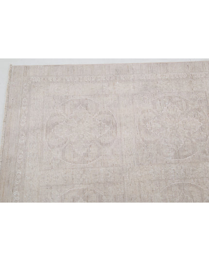 Serenity 12' 1" X 14' 6" Hand Knotted Wool & Silk Rug 12' 1" X 14' 6" (368 X 442) / Taupe / Wool & Silk