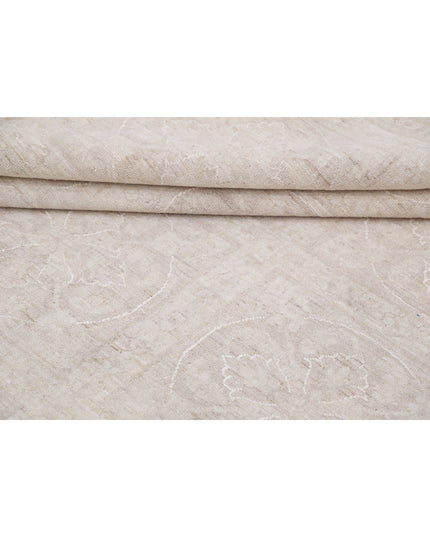 Serenity 12' 1" X 14' 6" Hand Knotted Wool & Silk Rug 12' 1" X 14' 6" (368 X 442) / Taupe / Wool & Silk
