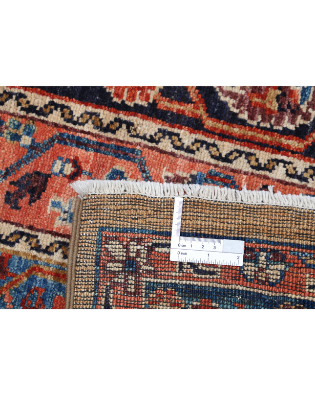 Shaal 4' 11" X 6' 6" Hand Knotted Wool Rug 4' 11" X 6' 6" (150 X 198) / Brown / Wool