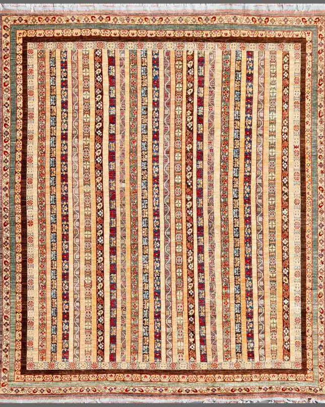 Shaal 8' 3" X 9' 2" Hand Knotted Wool Rug 8' 3" X 9' 2" (251 X 280) / Multi / Wool
