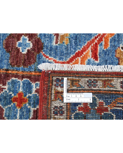 Shaal 5' 0" X 6' 7" Hand Knotted Wool Rug 5' 0" X 6' 7" (152 X 201) / Red / Wool