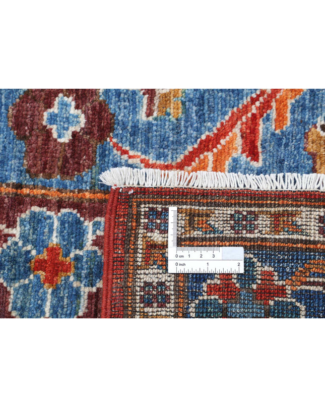 Shaal 5' 0" X 6' 7" Hand Knotted Wool Rug 5' 0" X 6' 7" (152 X 201) / Red / Wool