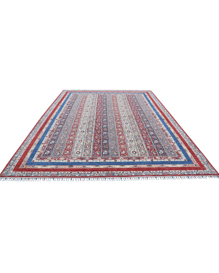 Shaal 8' 10" X 11' 8" Hand Knotted Wool Rug 8' 10" X 11' 8" (269 X 356) / Red / Wool