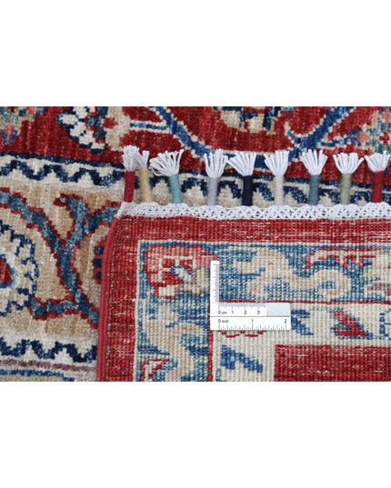 Shaal 8' 10" X 11' 8" Hand Knotted Wool Rug 8' 10" X 11' 8" (269 X 356) / Red / Wool