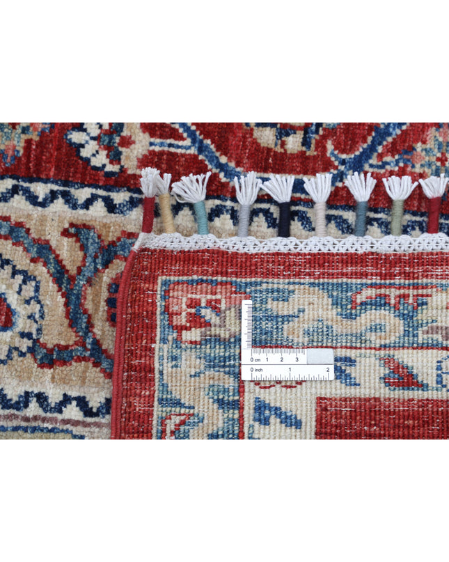 Shaal 8' 10" X 11' 8" Hand Knotted Wool Rug 8' 10" X 11' 8" (269 X 356) / Red / Wool