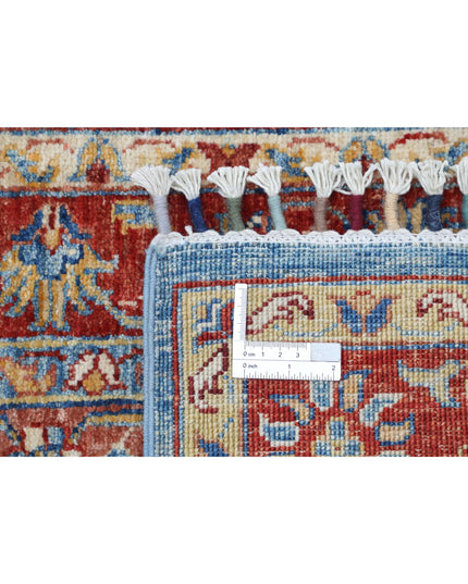 Shaal 6' 7" X 9' 9" Hand Knotted Wool Rug 6' 7" X 9' 9" (201 X 297) / Red / Wool