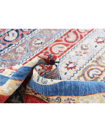 Shaal 9' 0" X 11' 8" Hand Knotted Wool Rug 9' 0" X 11' 8" (274 X 356) / Red / Wool