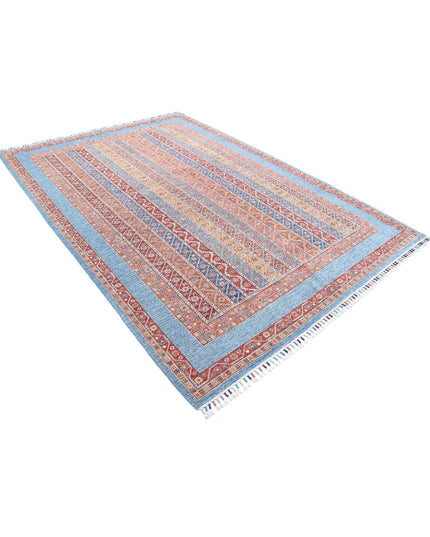 Shaal 6' 8" X 9' 8" Hand Knotted Wool Rug 6' 8" X 9' 8" (203 X 295) / Multi / Wool