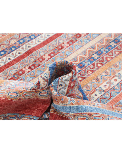 Shaal 6' 7" X 9' 10" Hand Knotted Wool Rug 6' 7" X 9' 10" (201 X 300) / Multi / Wool