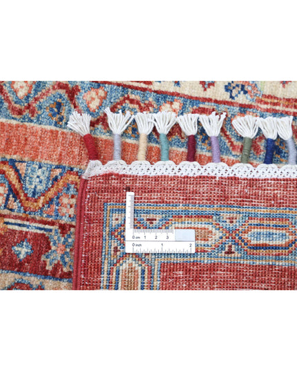 Shaal 6' 7" X 9' 10" Hand Knotted Wool Rug 6' 7" X 9' 10" (201 X 300) / Multi / Wool