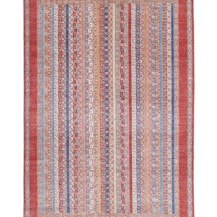Shaal 6' 7" X 9' 10" Hand Knotted Wool Rug 6' 7" X 9' 10" (201 X 300) / Multi / Wool