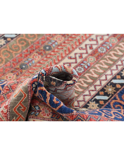 Shaal 8' 1" X 9' 8" Hand Knotted Wool Rug 8' 1" X 9' 8" (246 X 295) / Multi / Wool