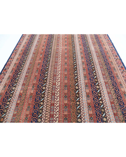 Shaal 8' 1" X 9' 8" Hand Knotted Wool Rug 8' 1" X 9' 8" (246 X 295) / Multi / Wool