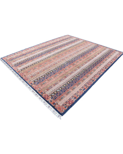 Shaal 8' 1" X 9' 8" Hand Knotted Wool Rug 8' 1" X 9' 8" (246 X 295) / Multi / Wool