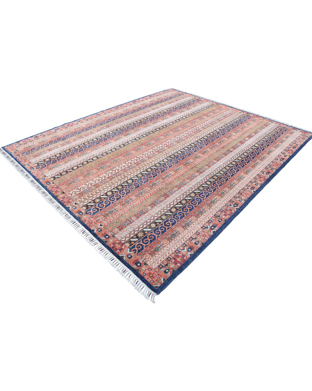 Shaal 8' 1" X 9' 8" Hand Knotted Wool Rug 8' 1" X 9' 8" (246 X 295) / Multi / Wool