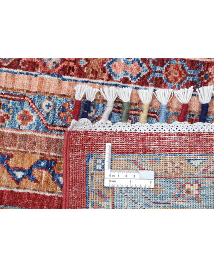 Shaal 6' 8" X 9' 10" Hand Knotted Wool Rug 6' 8" X 9' 10" (203 X 300) / Multi / Wool